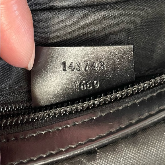 Gucci Black Monogram Hobo Adjustable Shoulder Bag - Picture 9 of 9